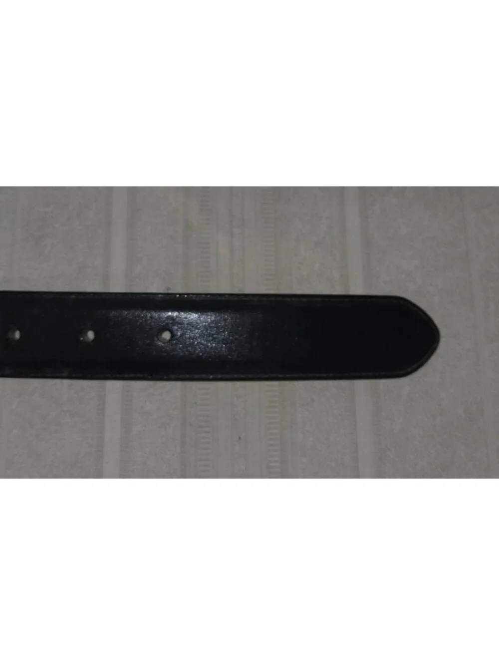 Coach #5951 Men's Handmade Black Burnished Leather Dress Belt Size 40